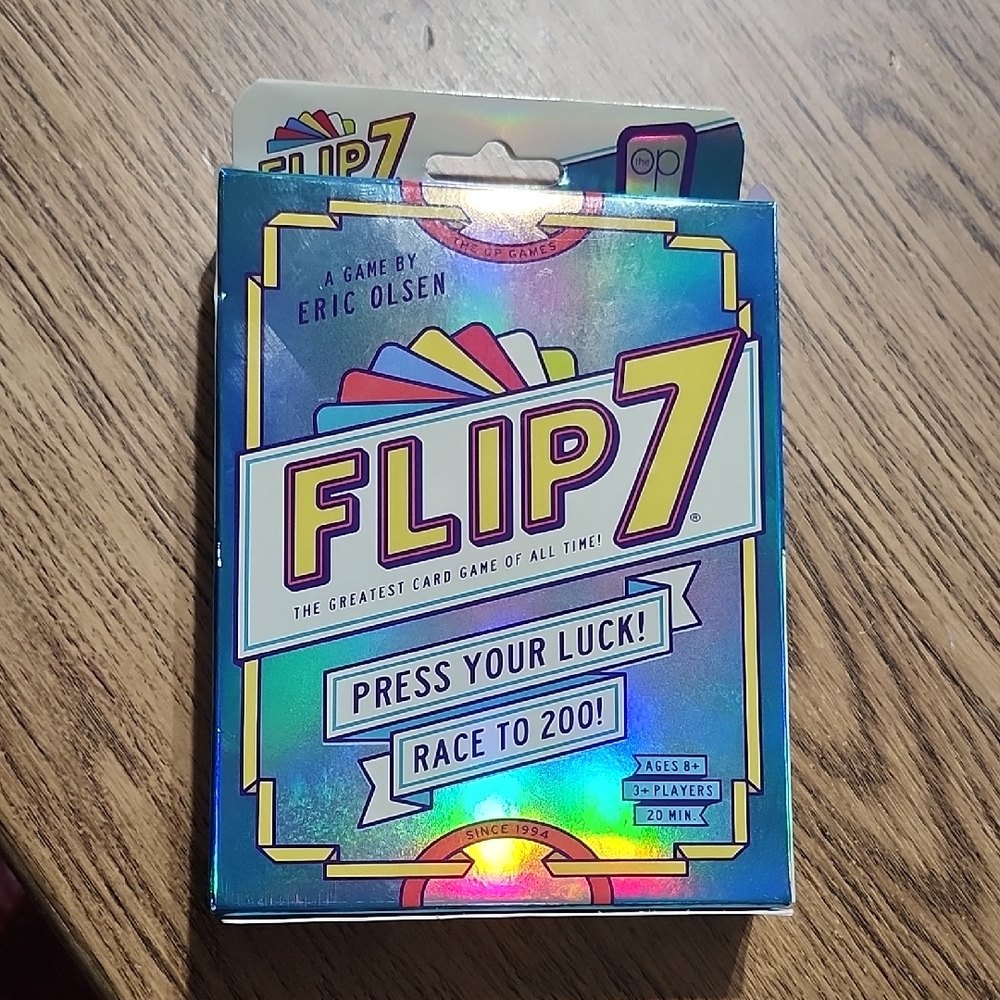 Flip 7 The greatest Card Game of all time! Press Your Luck Race to 200 USAopoly